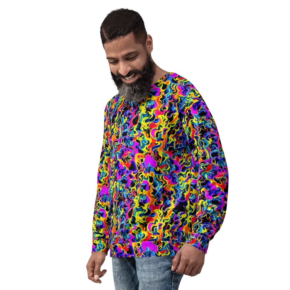 Afterglow Rapture on Sweatshirt — Left Front