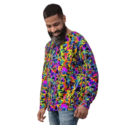 Afterglow Rapture on a Sweatshirt