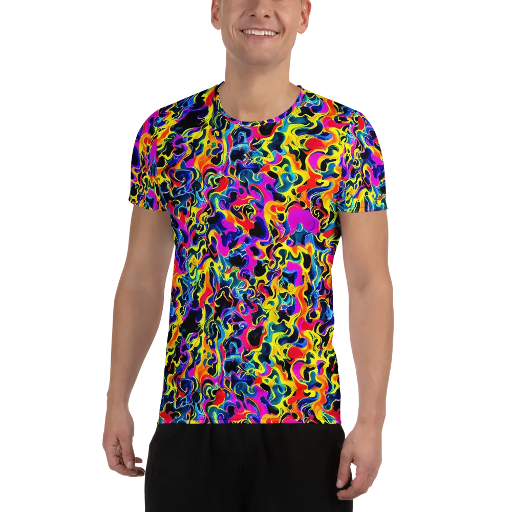 Afterglow Rapture on Men's Athletic T-Shirt — Front