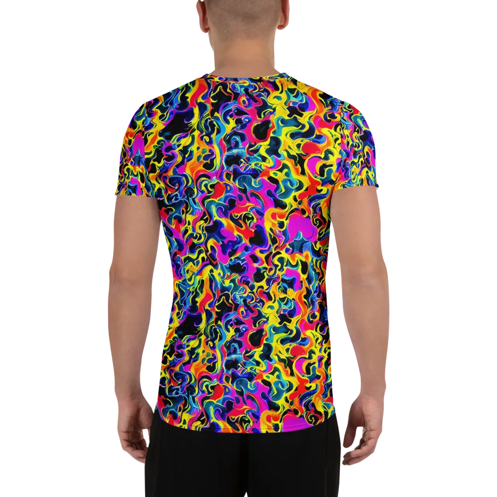 Afterglow Rapture on Men's Athletic T-Shirt — Back