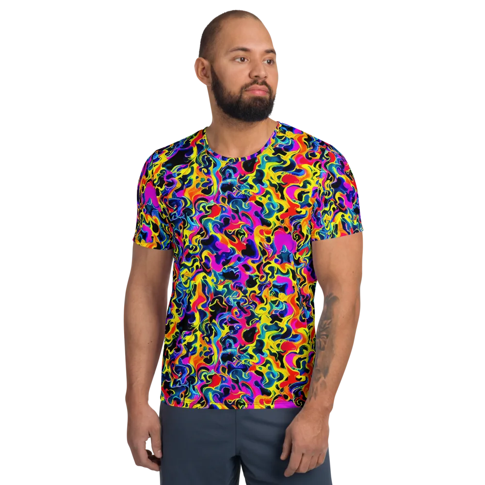 Afterglow Rapture on Men's Athletic T-Shirt — Front