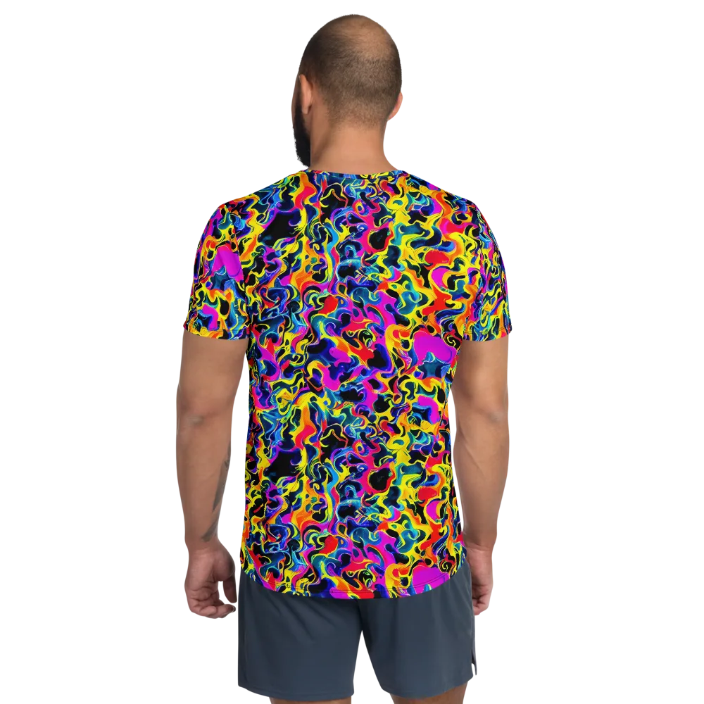 Afterglow Rapture on Men's Athletic T-Shirt — Back