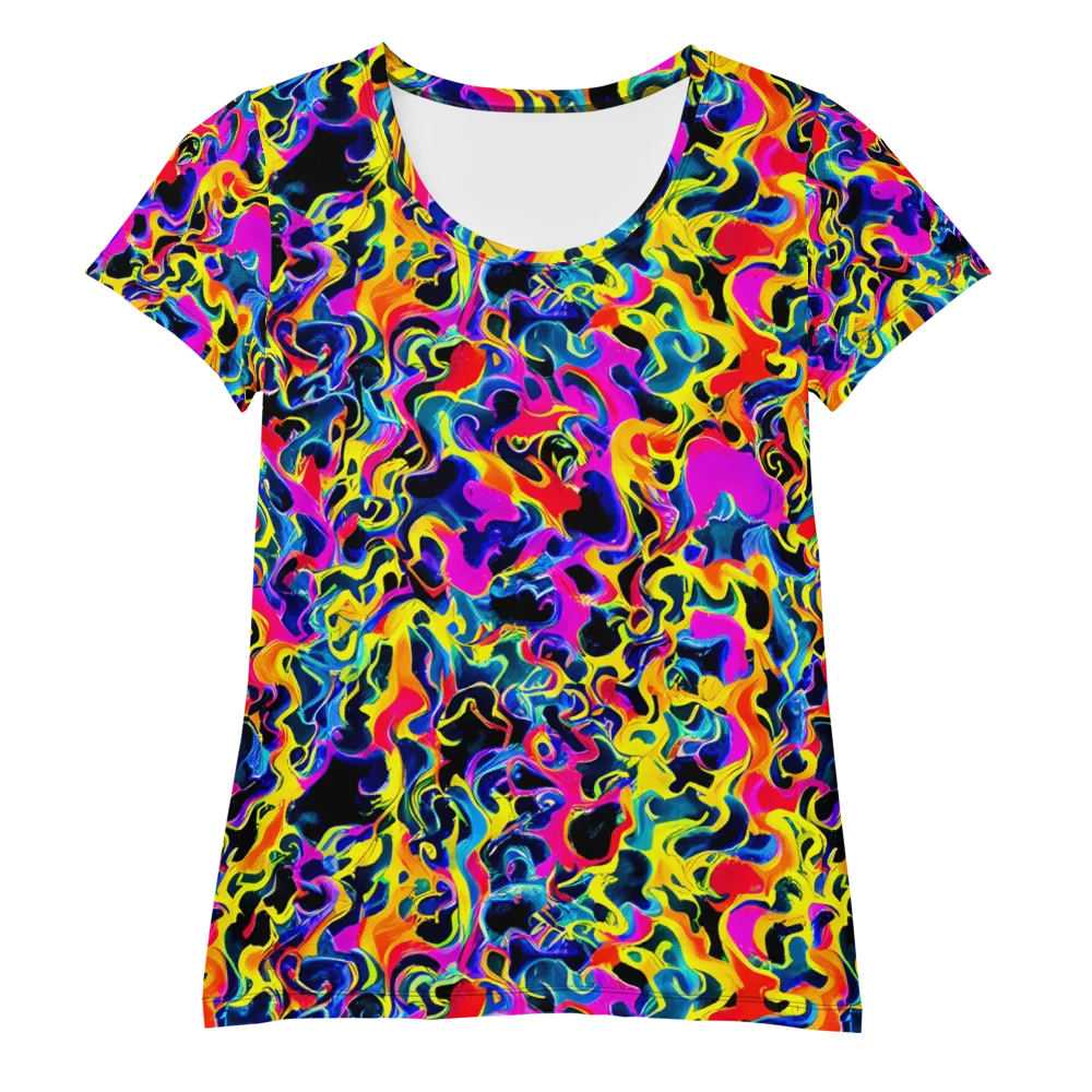 Afterglow Rapture on Women's Athletic T-Shirt — Front