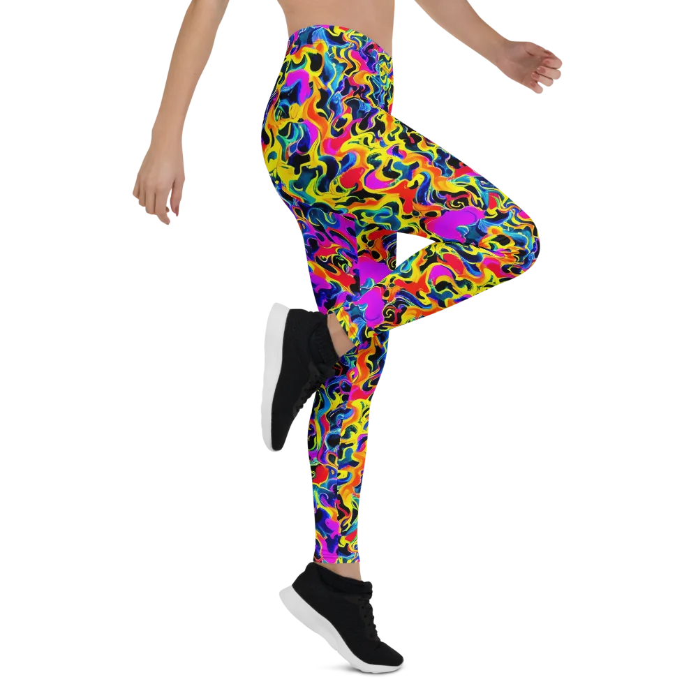Afterglow Rapture on Leggings — Right
