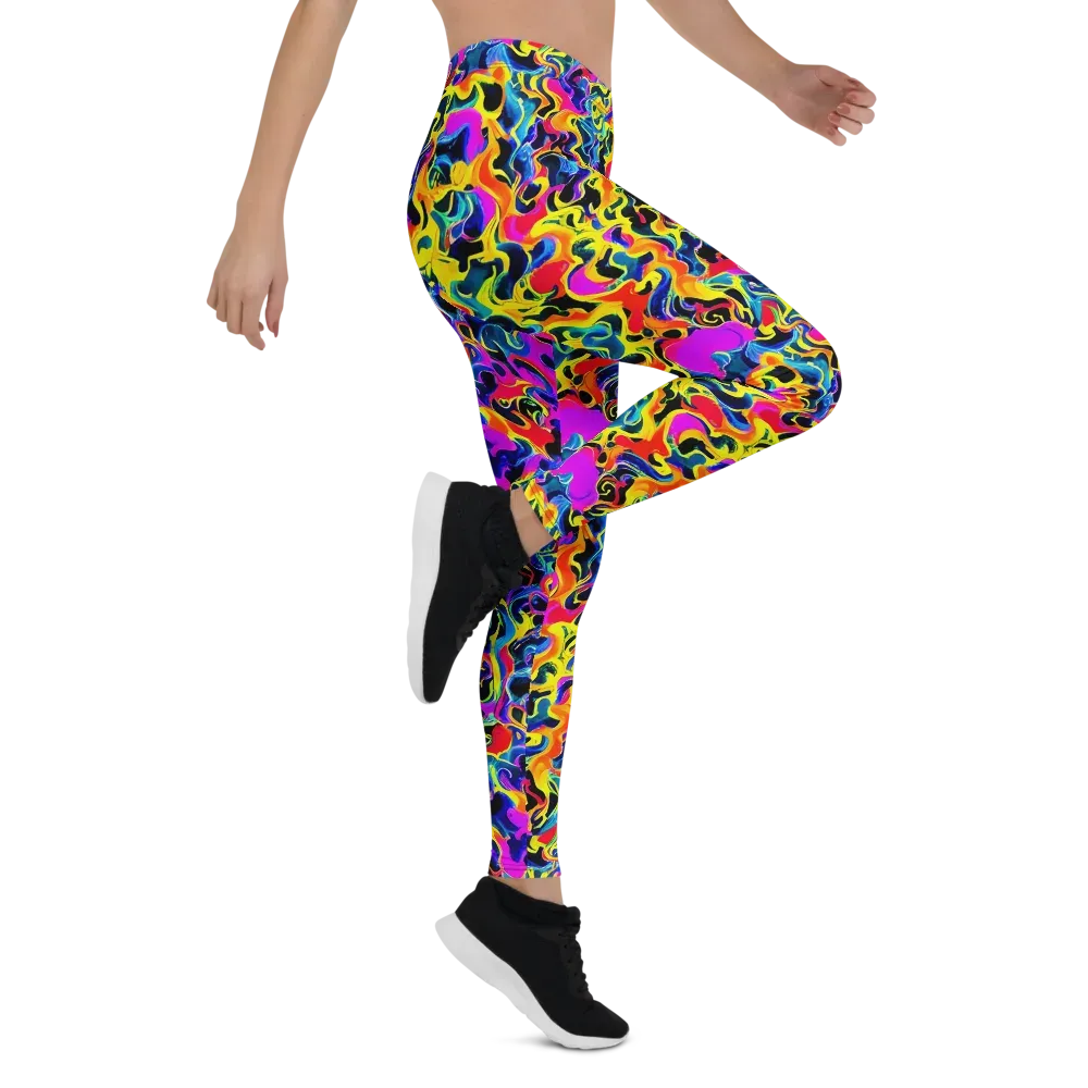 Afterglow Rapture on Leggings — Right