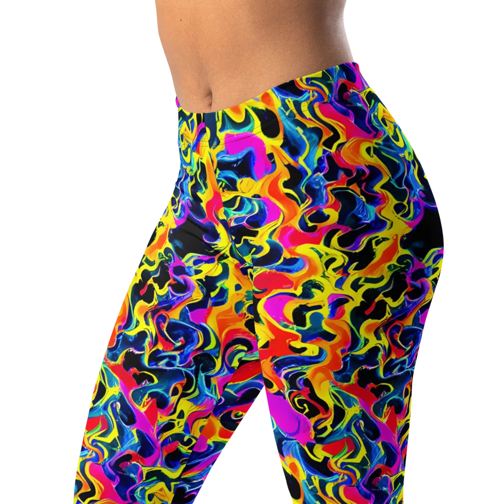 Afterglow Rapture on Leggings — Left Front
