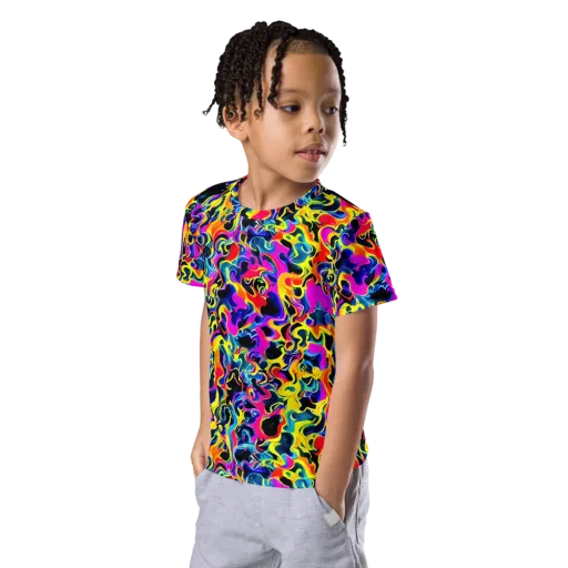 Afterglow Rapture on a Kids Crew Neck T-Shirt