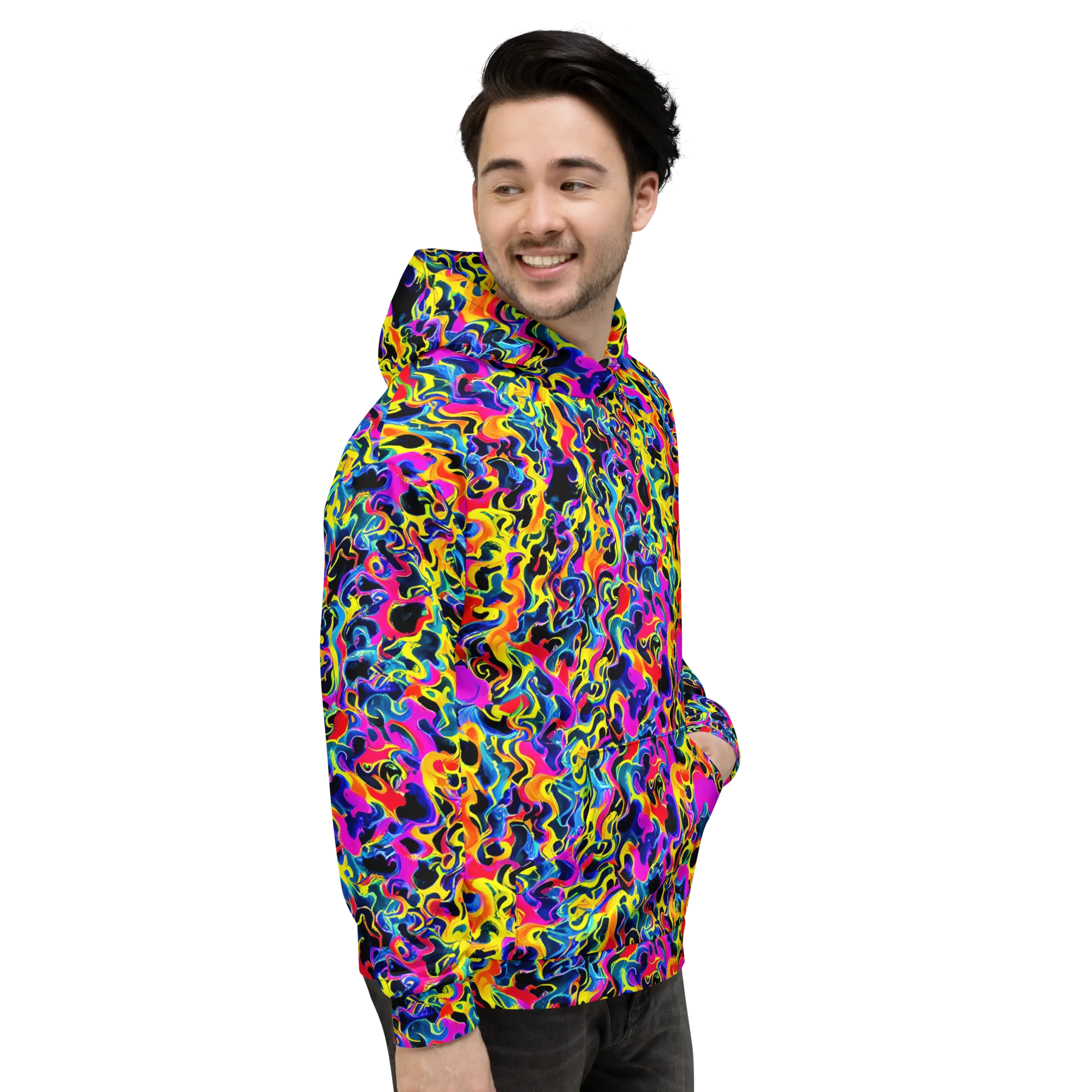 Afterglow Rapture on Hoodie — Right