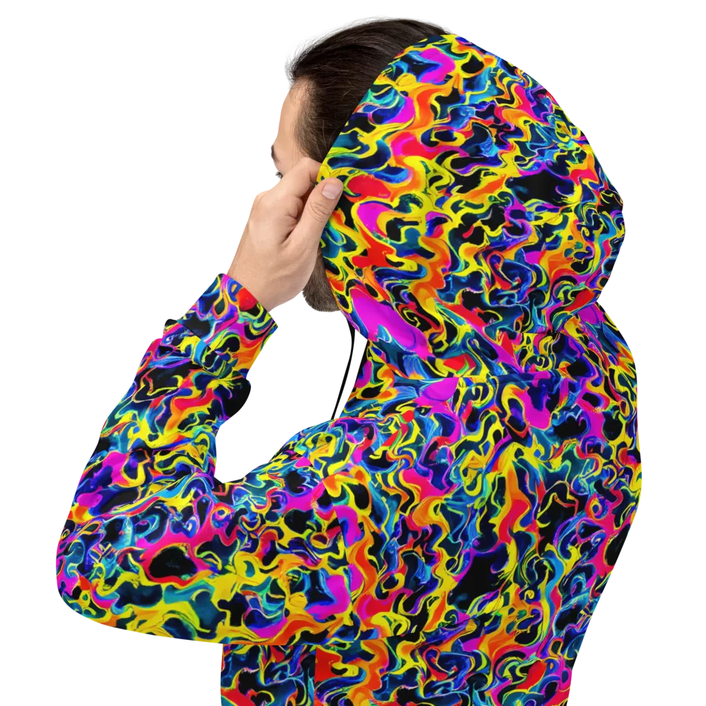 Afterglow Rapture on Hoodie — Back