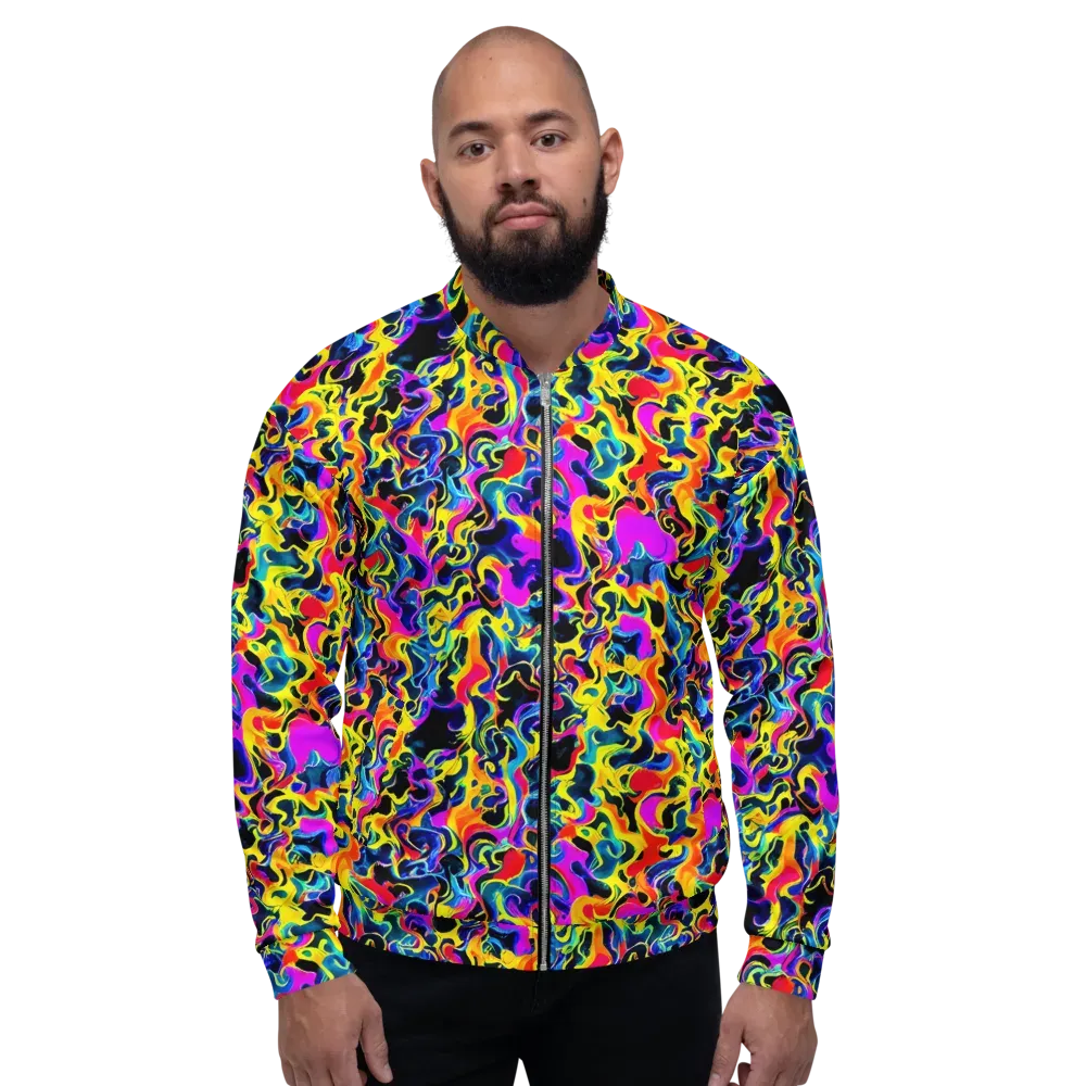 Afterglow Rapture on Bomber Jacket — Front