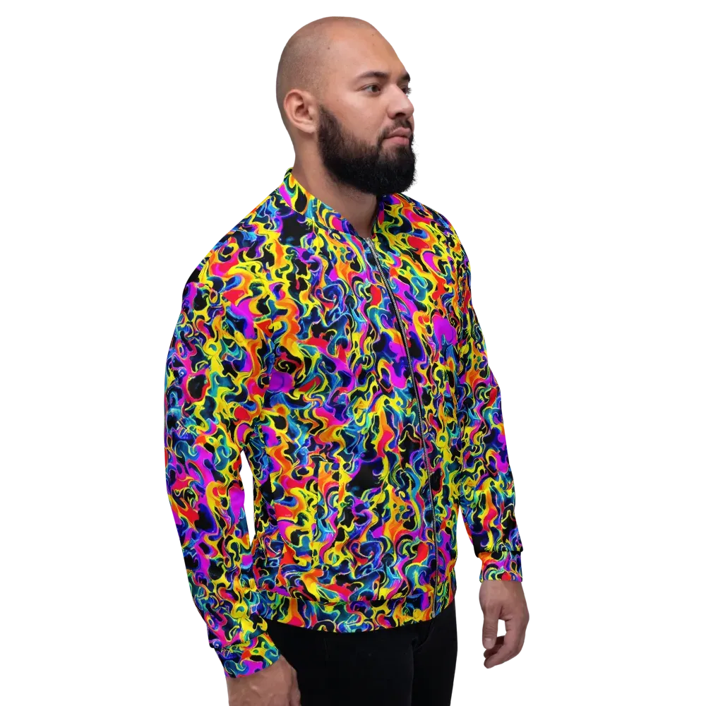 Afterglow Rapture on Bomber Jacket — Right