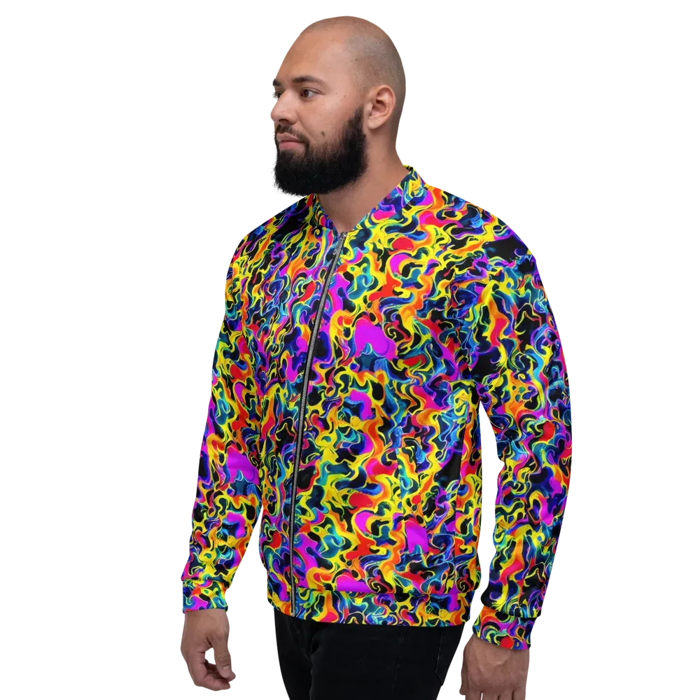 Afterglow Rapture on Bomber Jacket — Left