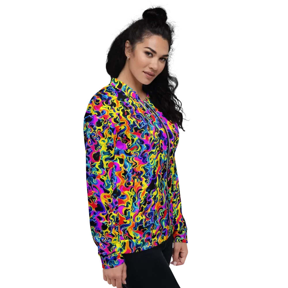 Afterglow Rapture on Bomber Jacket — Right