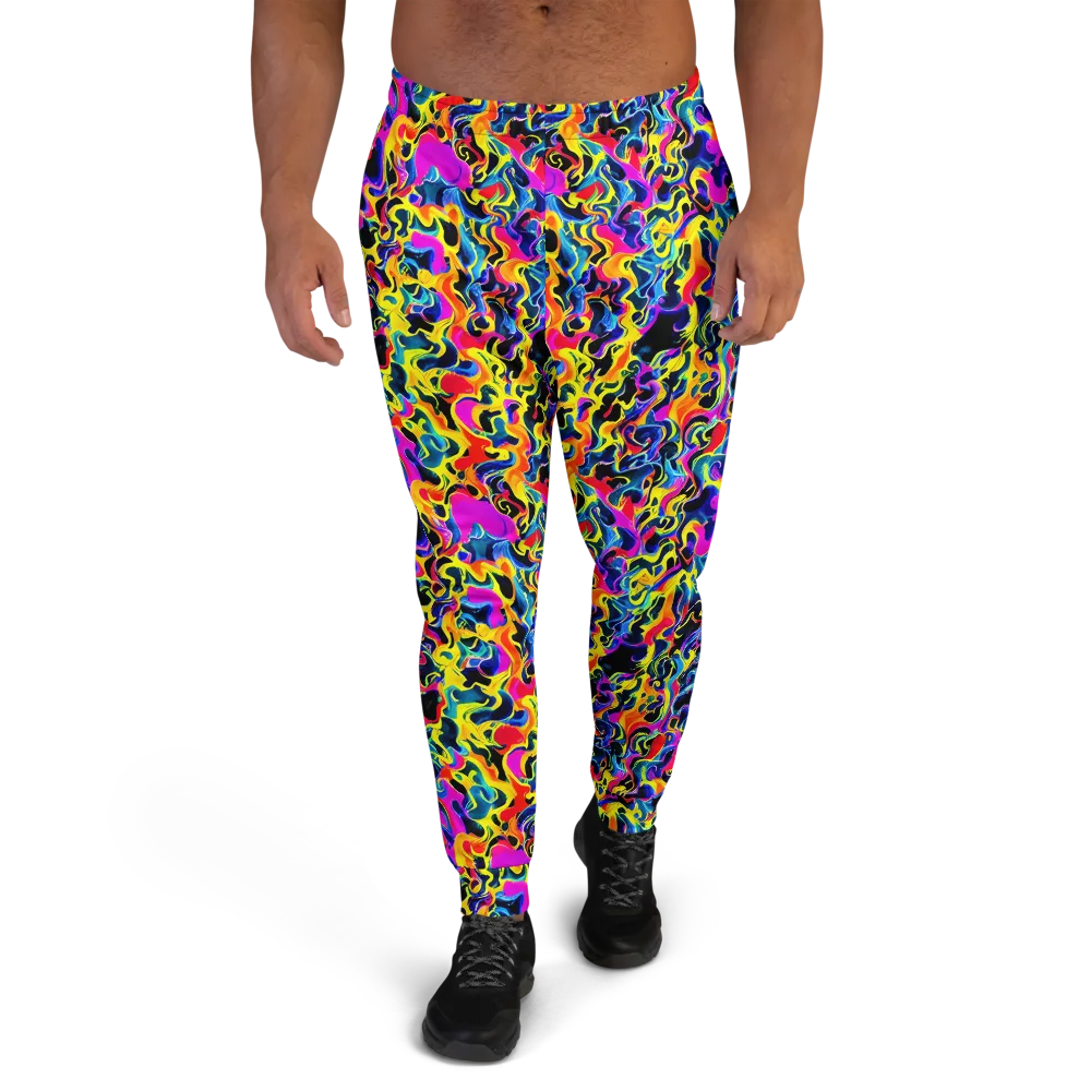 Afterglow Rapture on Men's Joggers — Front