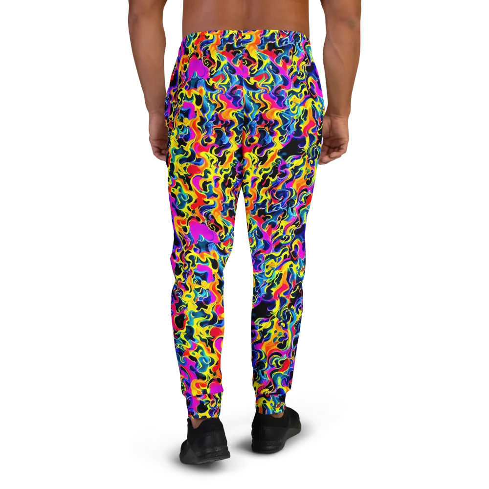 Afterglow Rapture on Men's Joggers — Back