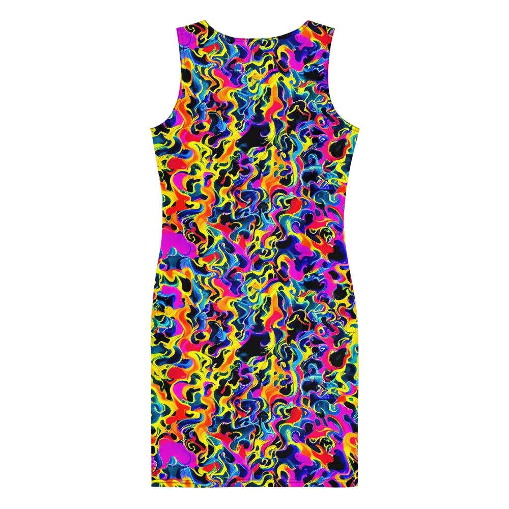Afterglow Rapture on Bodycon Dress — Back