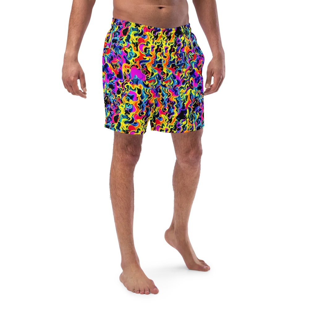 Afterglow Rapture on Swim Trunks — Front