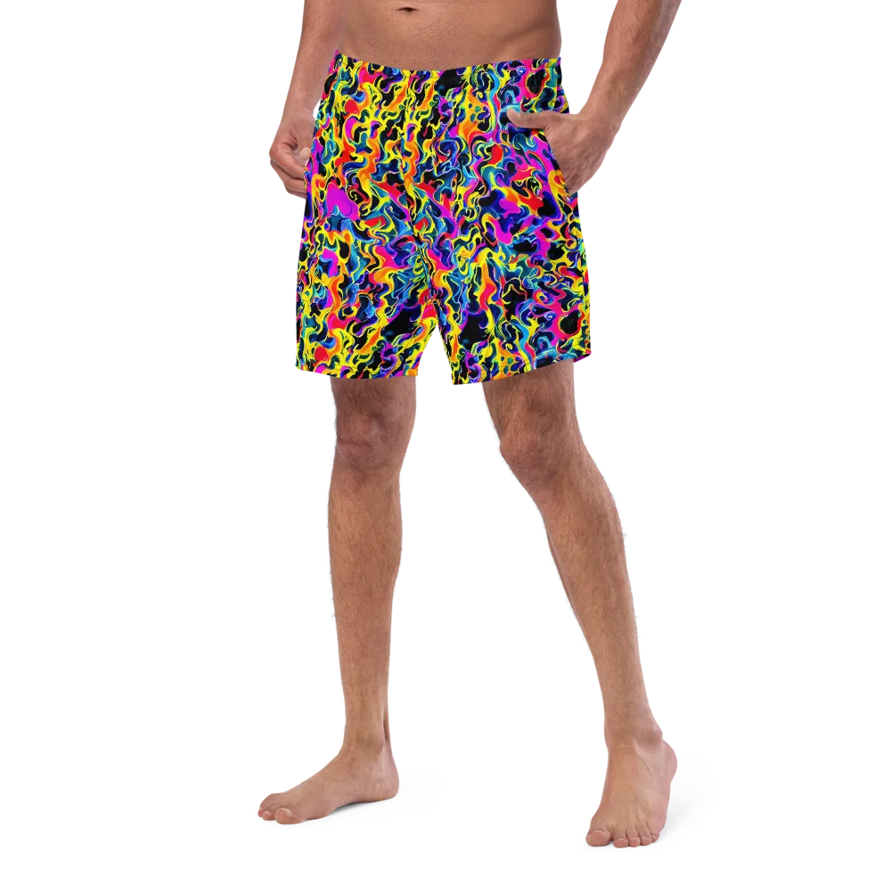 Afterglow Rapture on Swim Trunks — Left Front