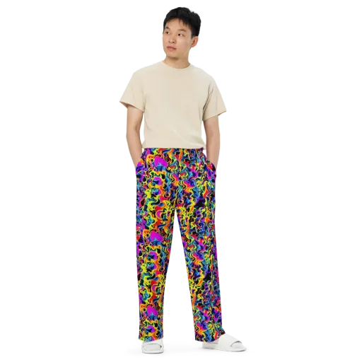 Afterglow Rapture on a Wide-Leg Pants