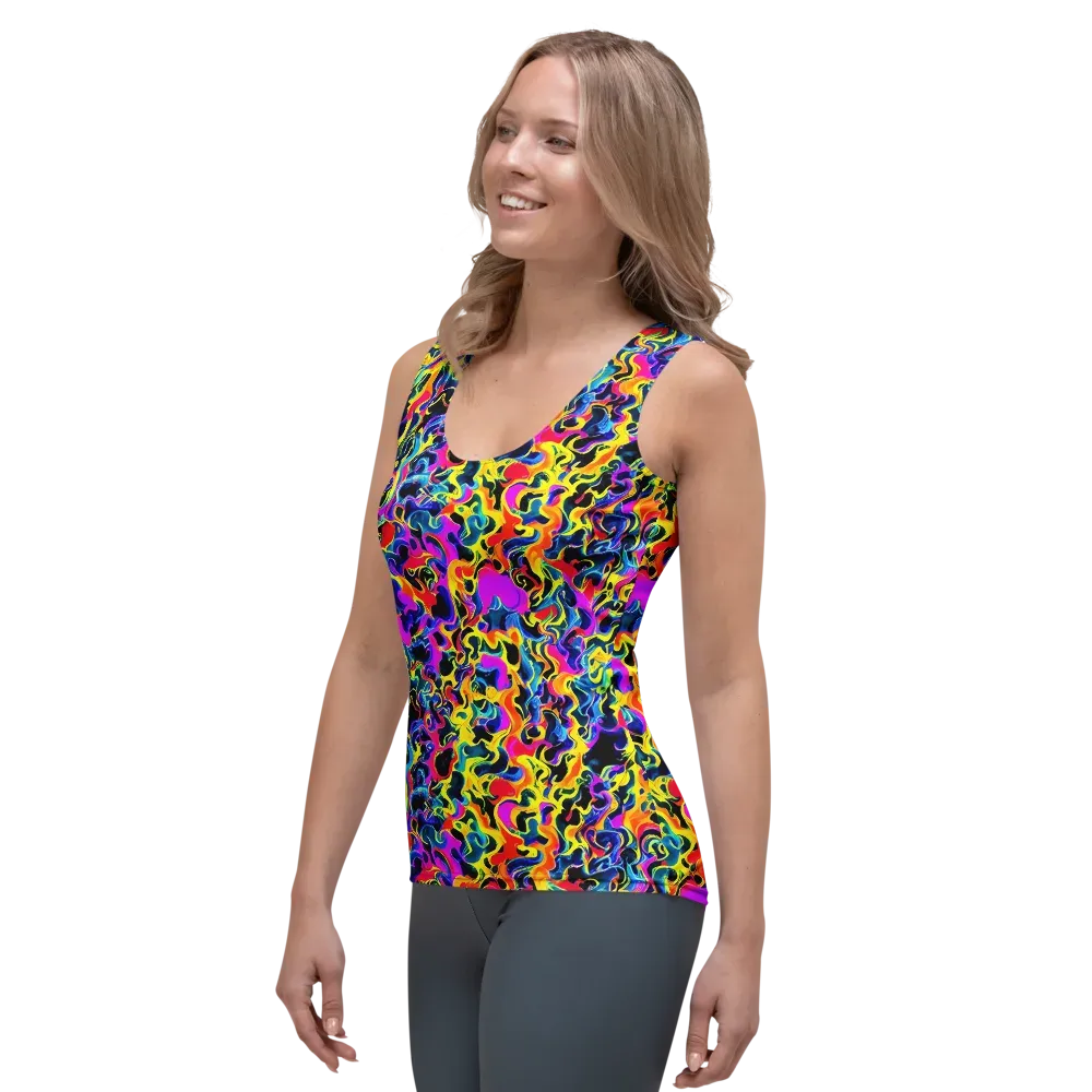Afterglow Rapture on Women's Tank Top — Left Front
