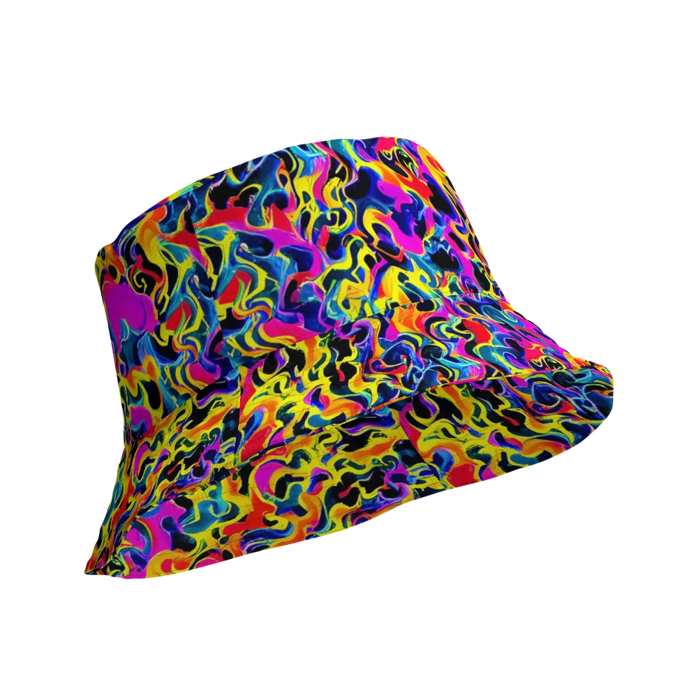 Afterglow Rapture on Reversible Bucket Hat — Product details Outside