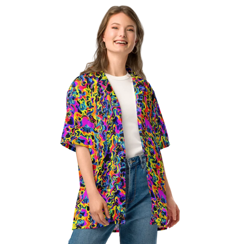 Afterglow Rapture on Button Shirt — Front