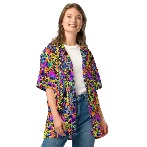 Afterglow Rapture on a Button Shirt