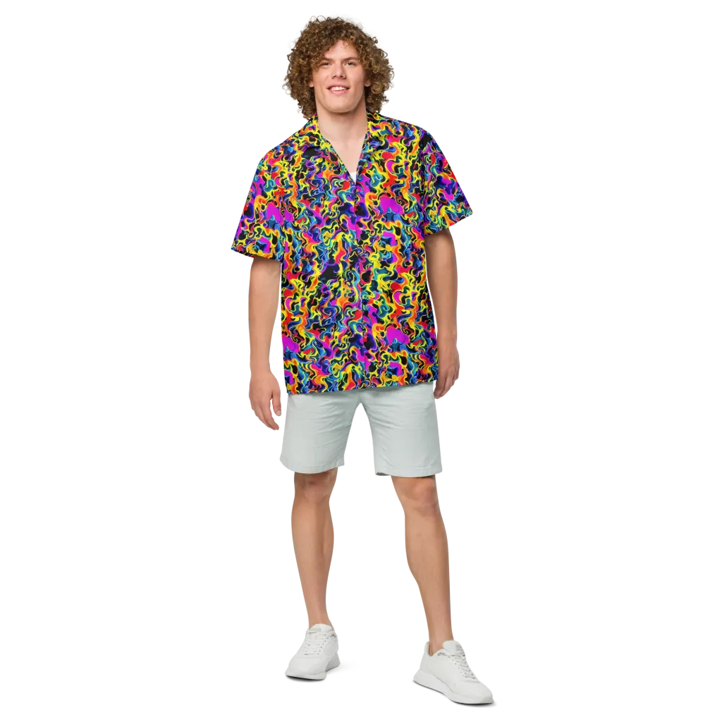 Afterglow Rapture on Button Shirt — Front