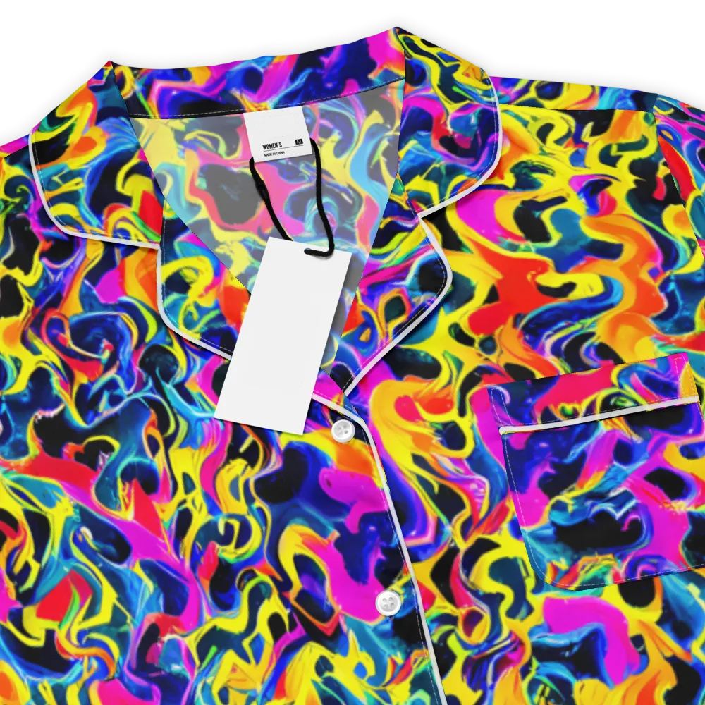 Afterglow Rapture on Women's Short Sleeve Pajama Top — Product details