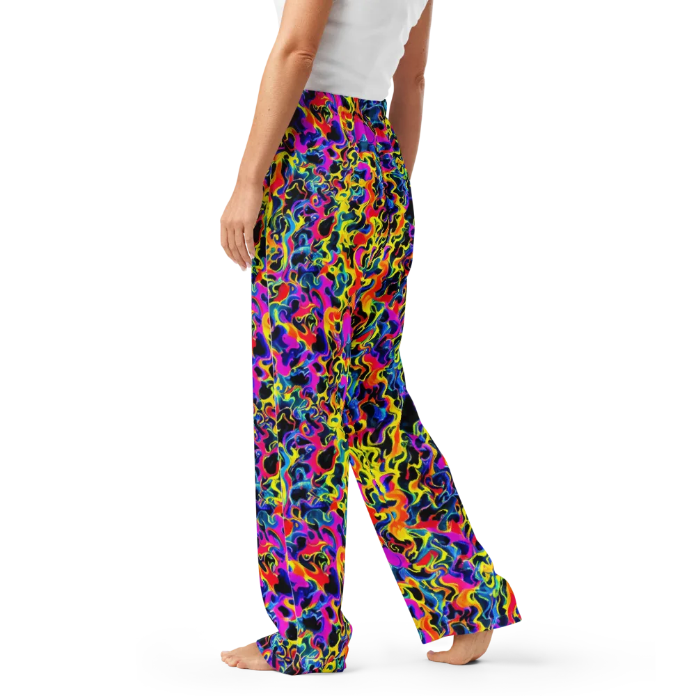 Afterglow Rapture on Women's Pajama Pants — Left