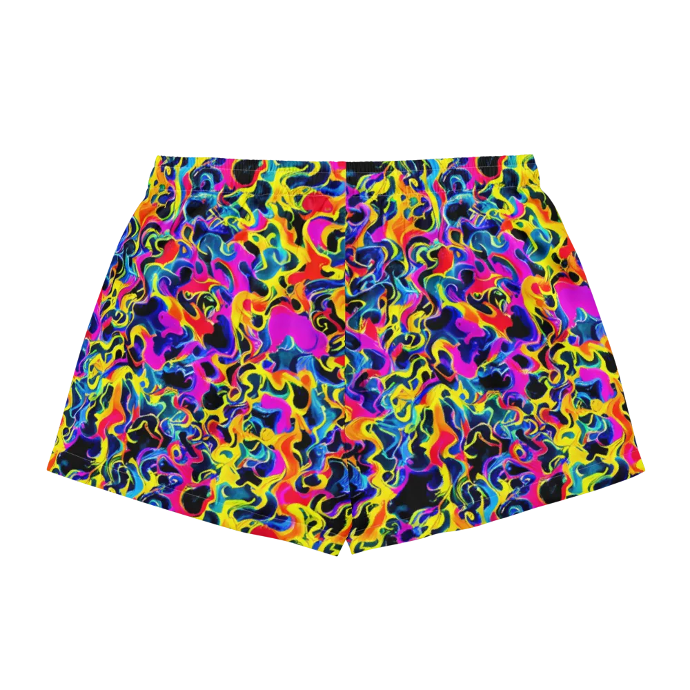 Afterglow Rapture on Women's Pajama Shorts — Back