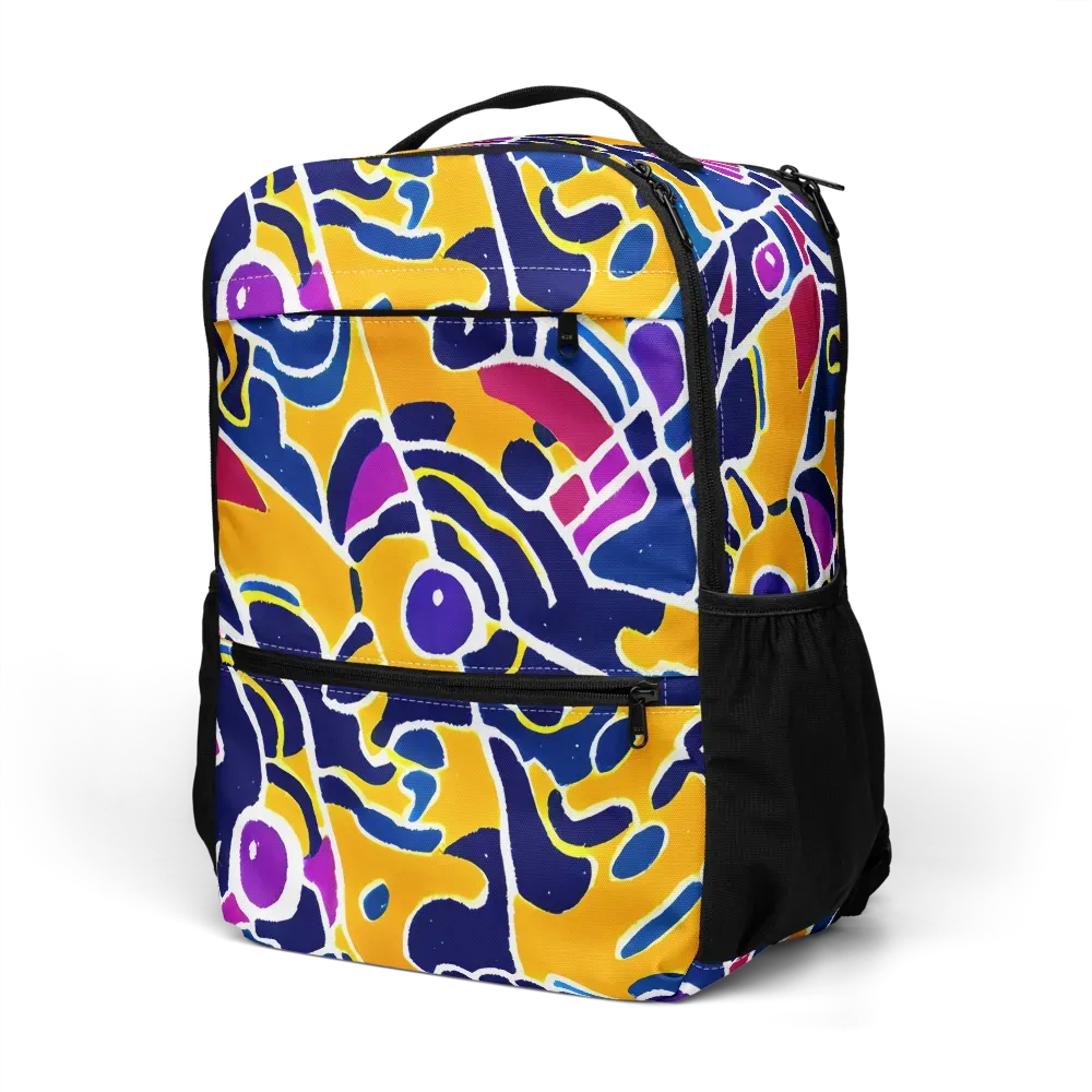 Magma Maze on Utility Backpack — Left Front