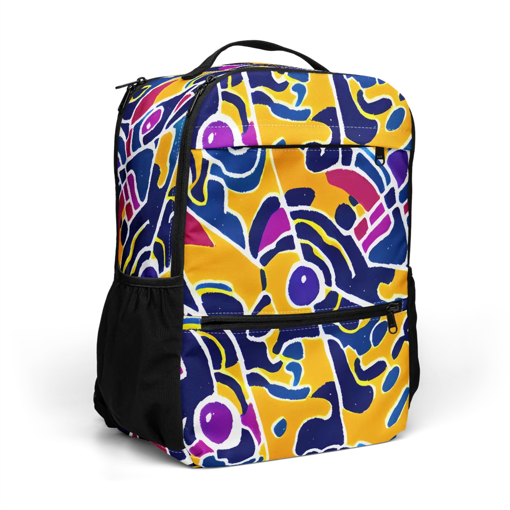 Magma Maze on Utility Backpack — Right Front