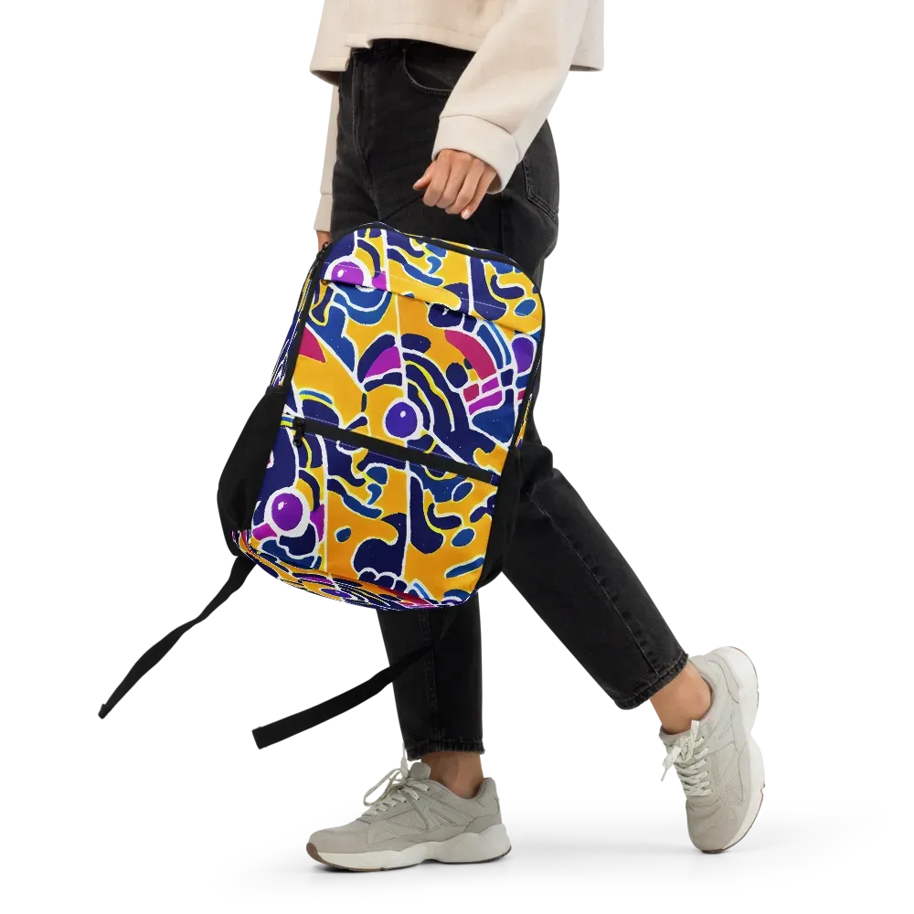Magma Maze on Utility Backpack — Front