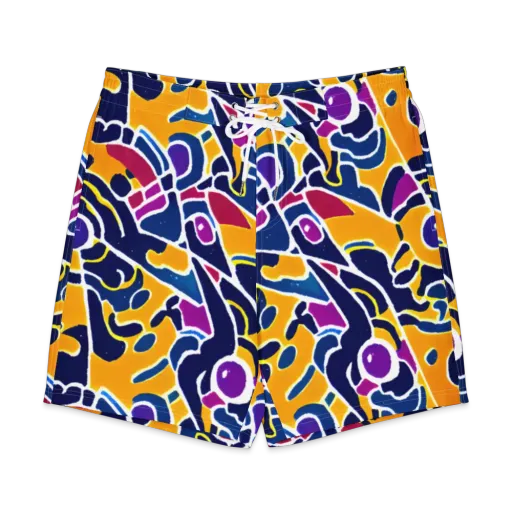 Magma Maze on a Men's Board Shorts