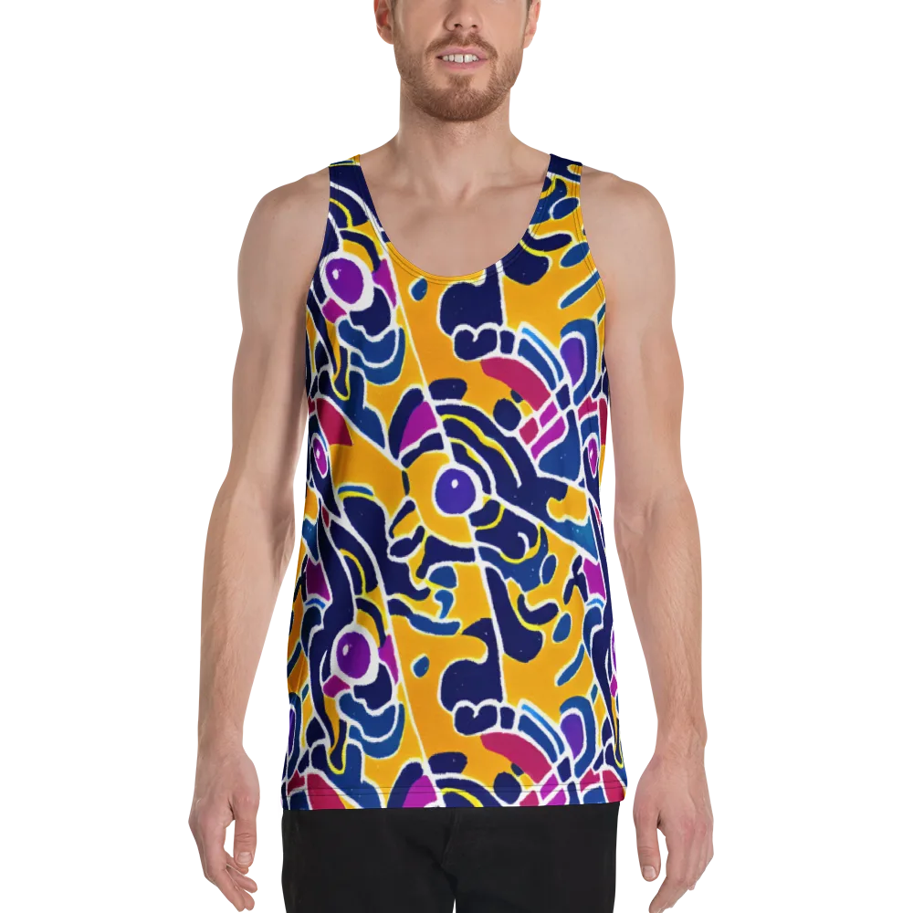 Magma Maze on Men's Tank Top — Front