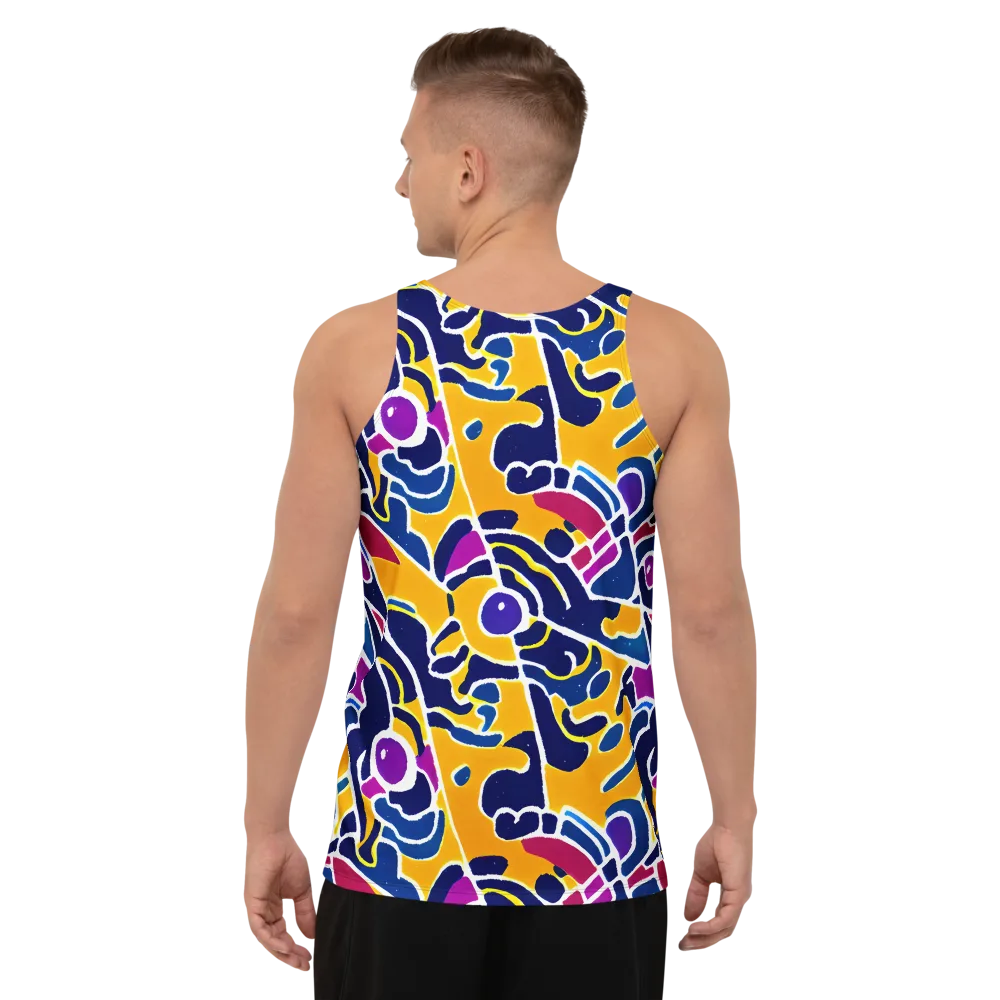 Magma Maze on Men's Tank Top — Back