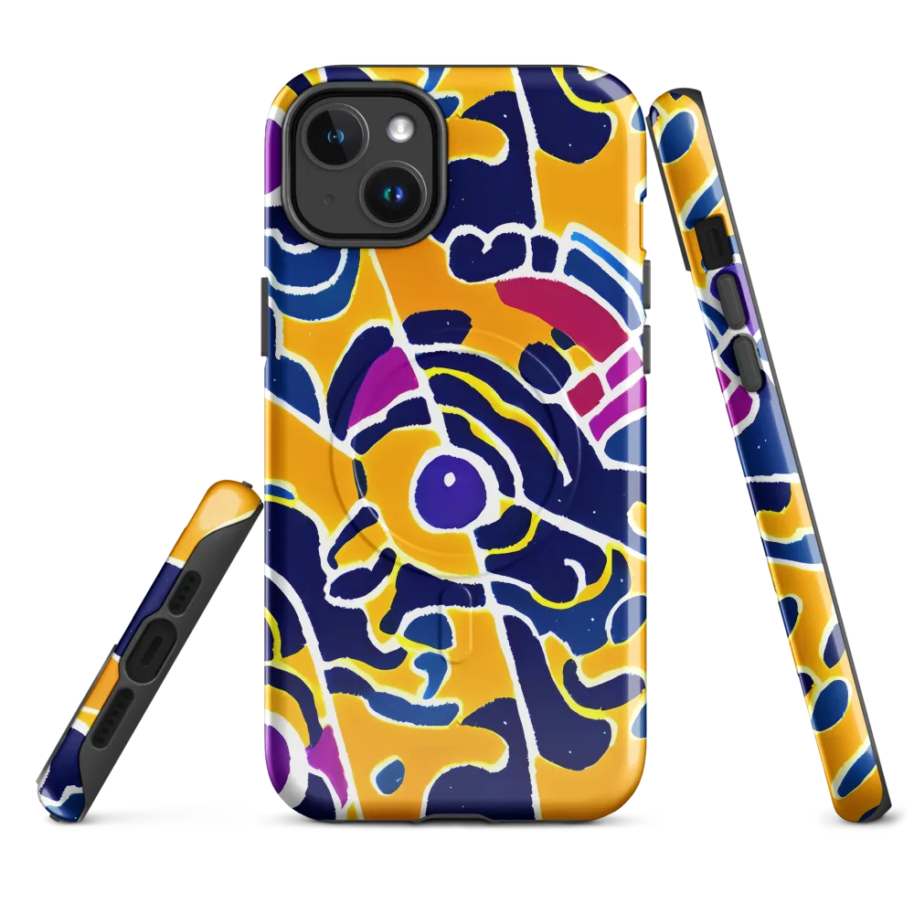 Magma Maze on MagSafe Tough Case for iPhone® — Front