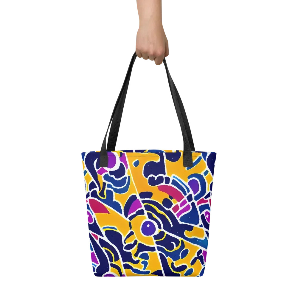 Magma Maze on Tote Bag — Front