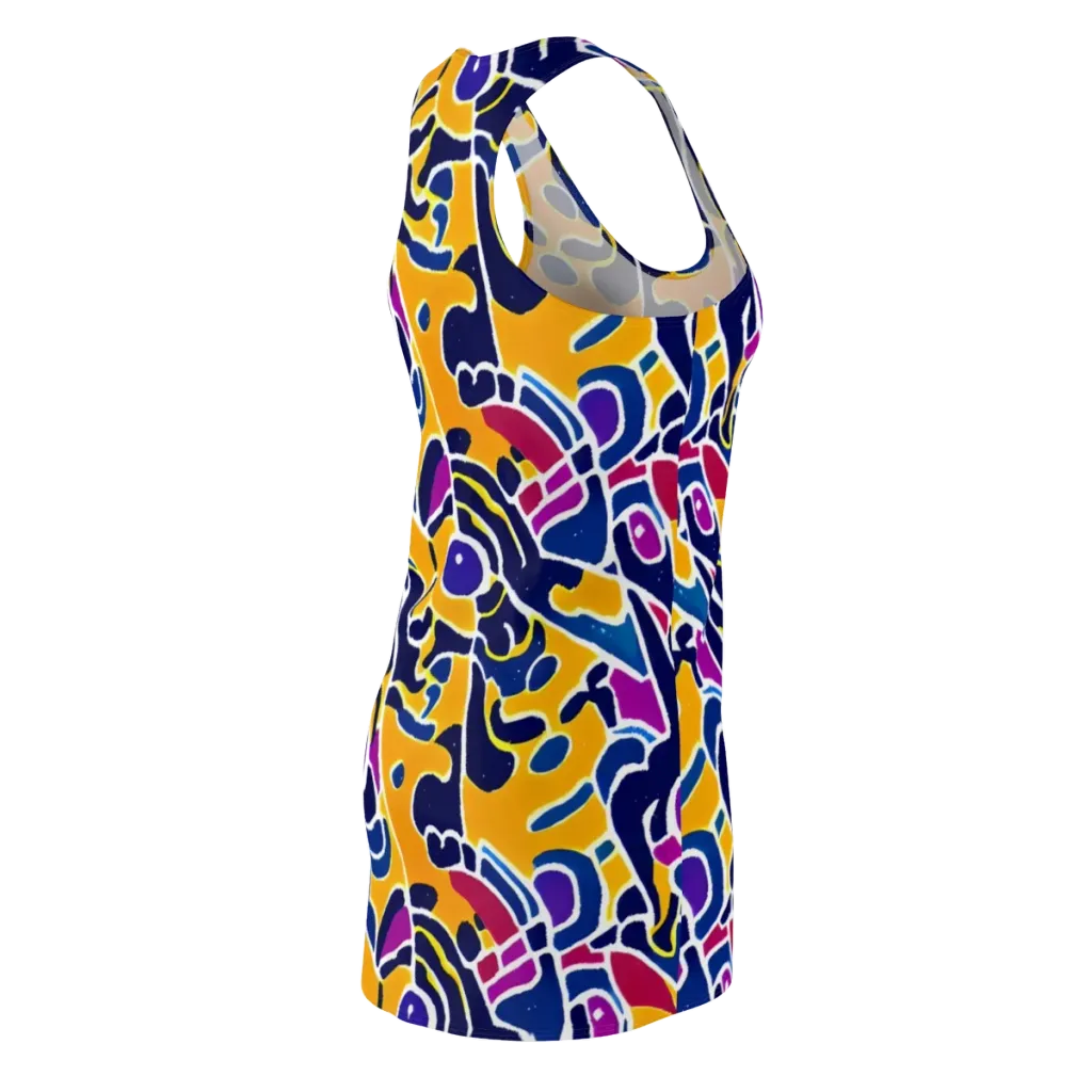 Magma Maze on Racerback Dress — Back Side