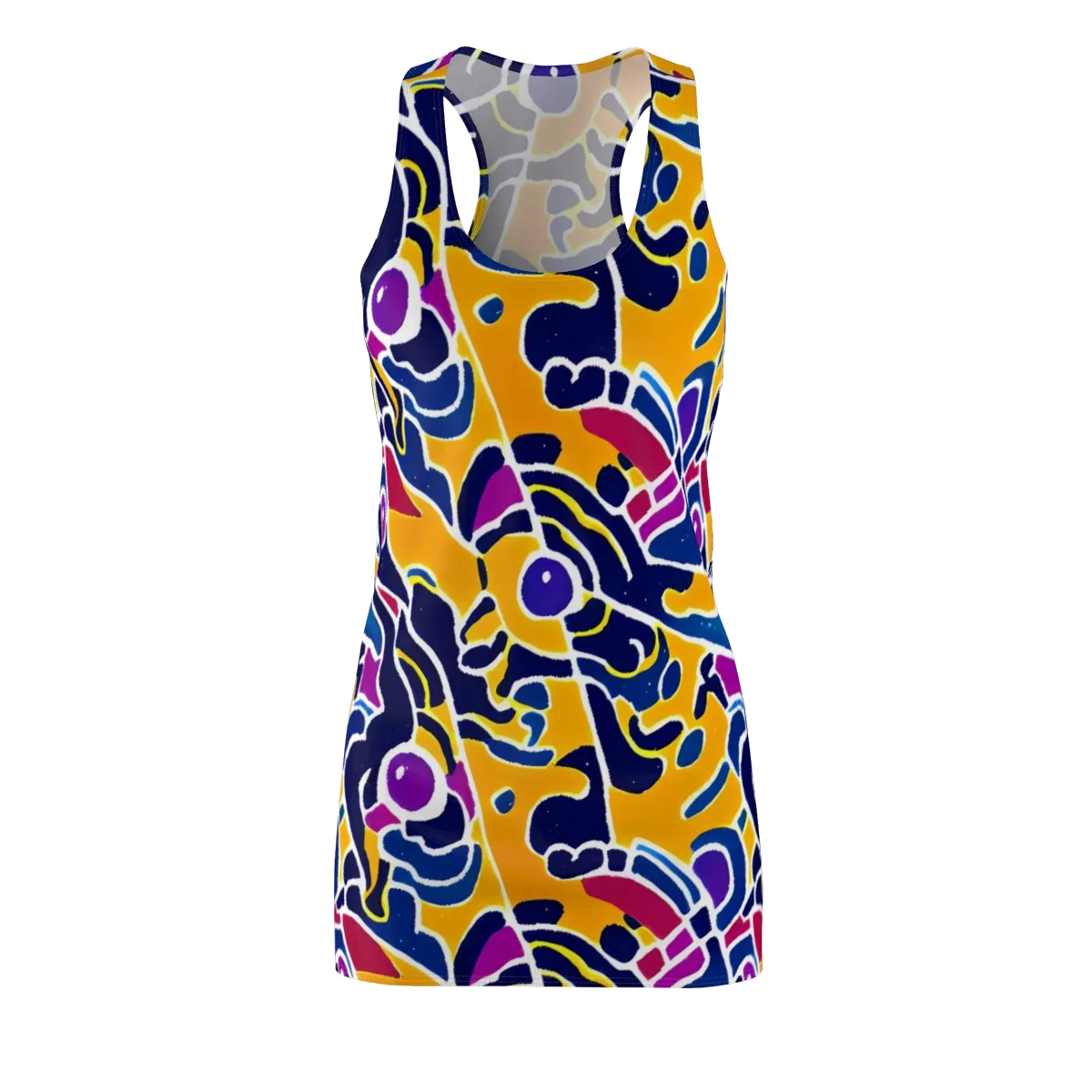 Magma Maze on Racerback Dress — Front