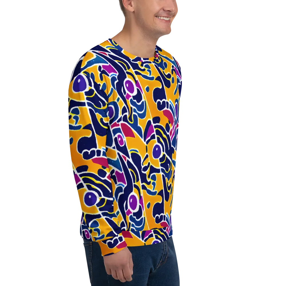 Magma Maze on Sweatshirt — Right Front