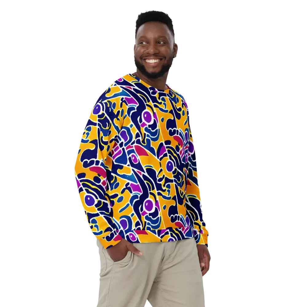 Magma Maze on Sweatshirt — Front