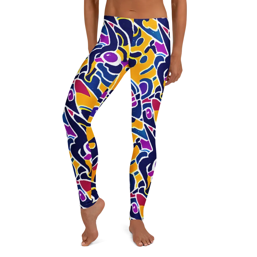Magma Maze on Leggings — Front