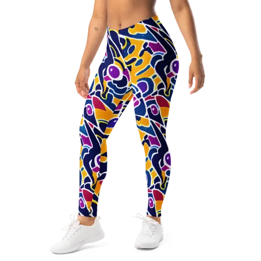 Magma Maze on a Leggings