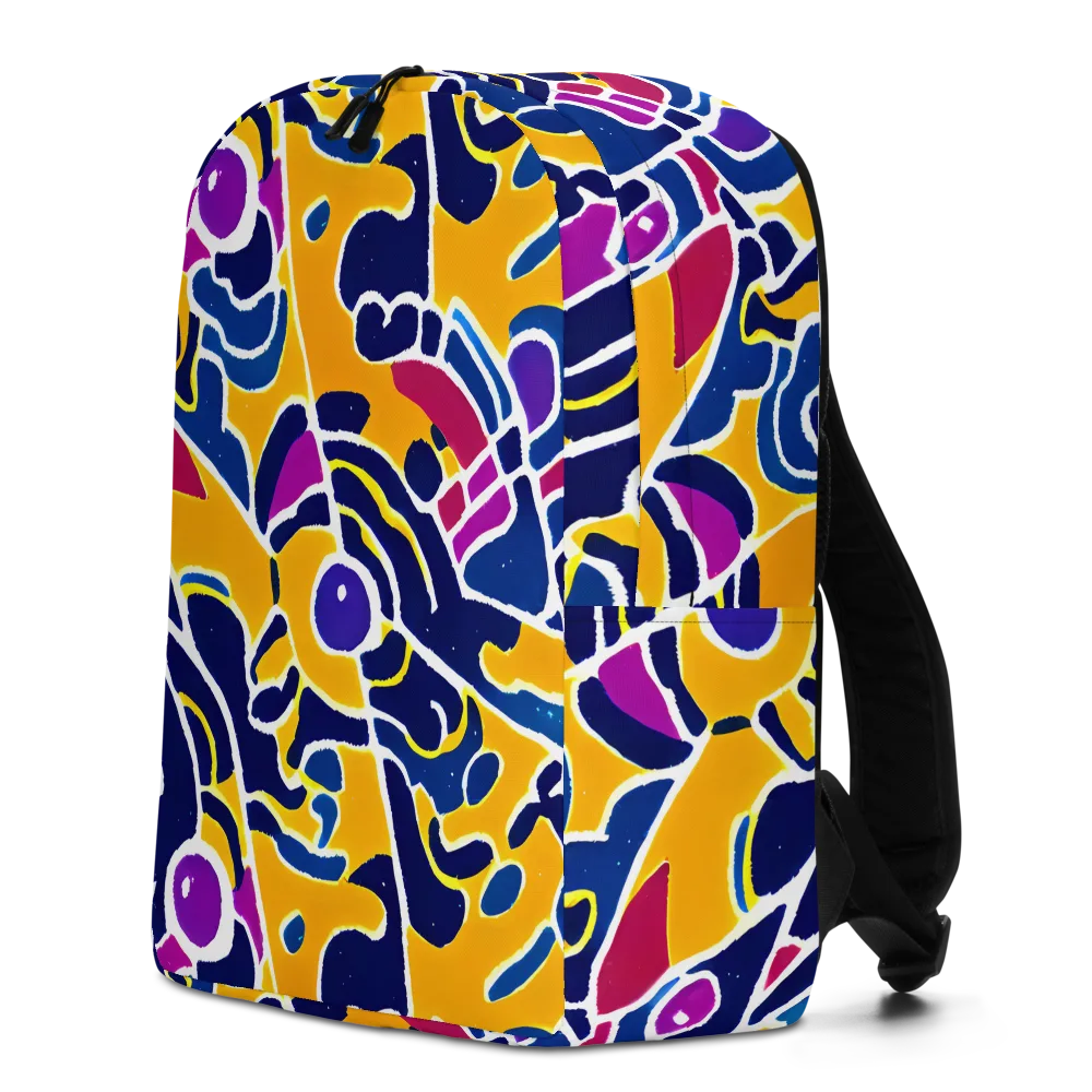 Magma Maze on Minimalist Backpack — Left
