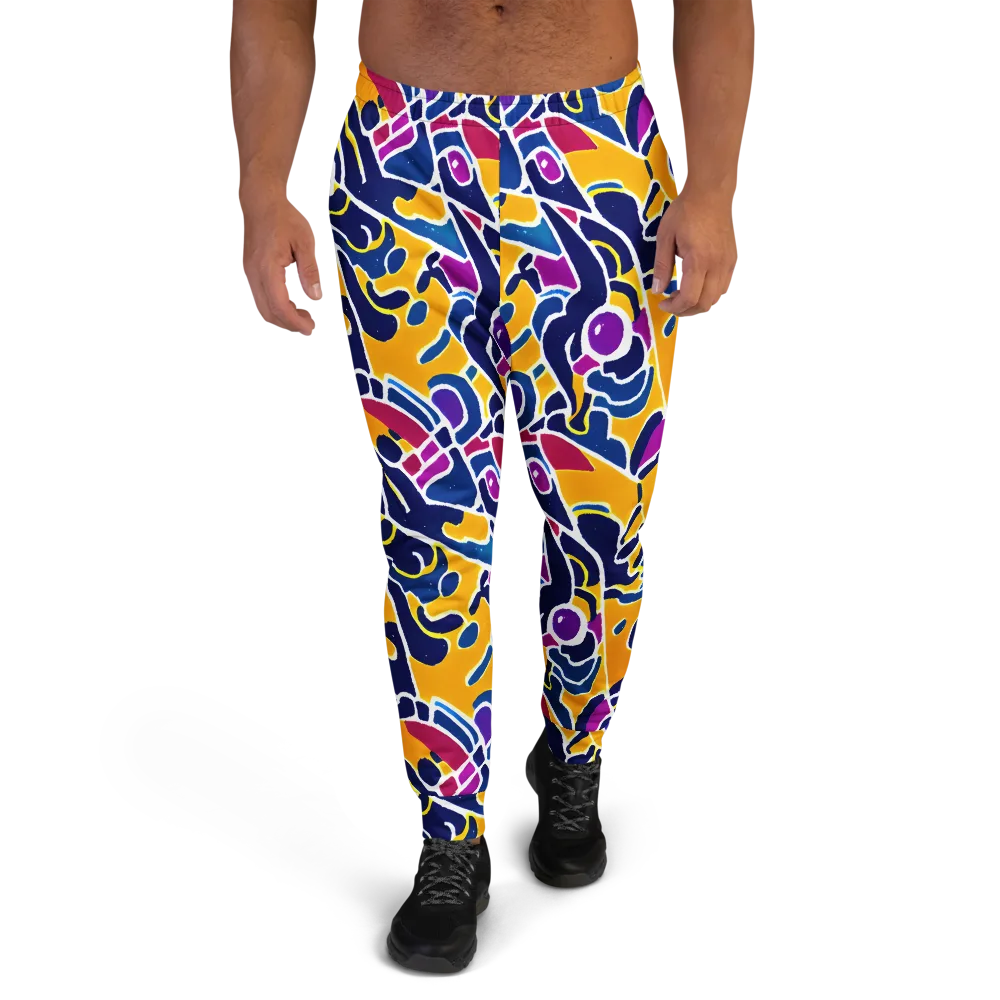 Magma Maze on Men's Joggers — Front