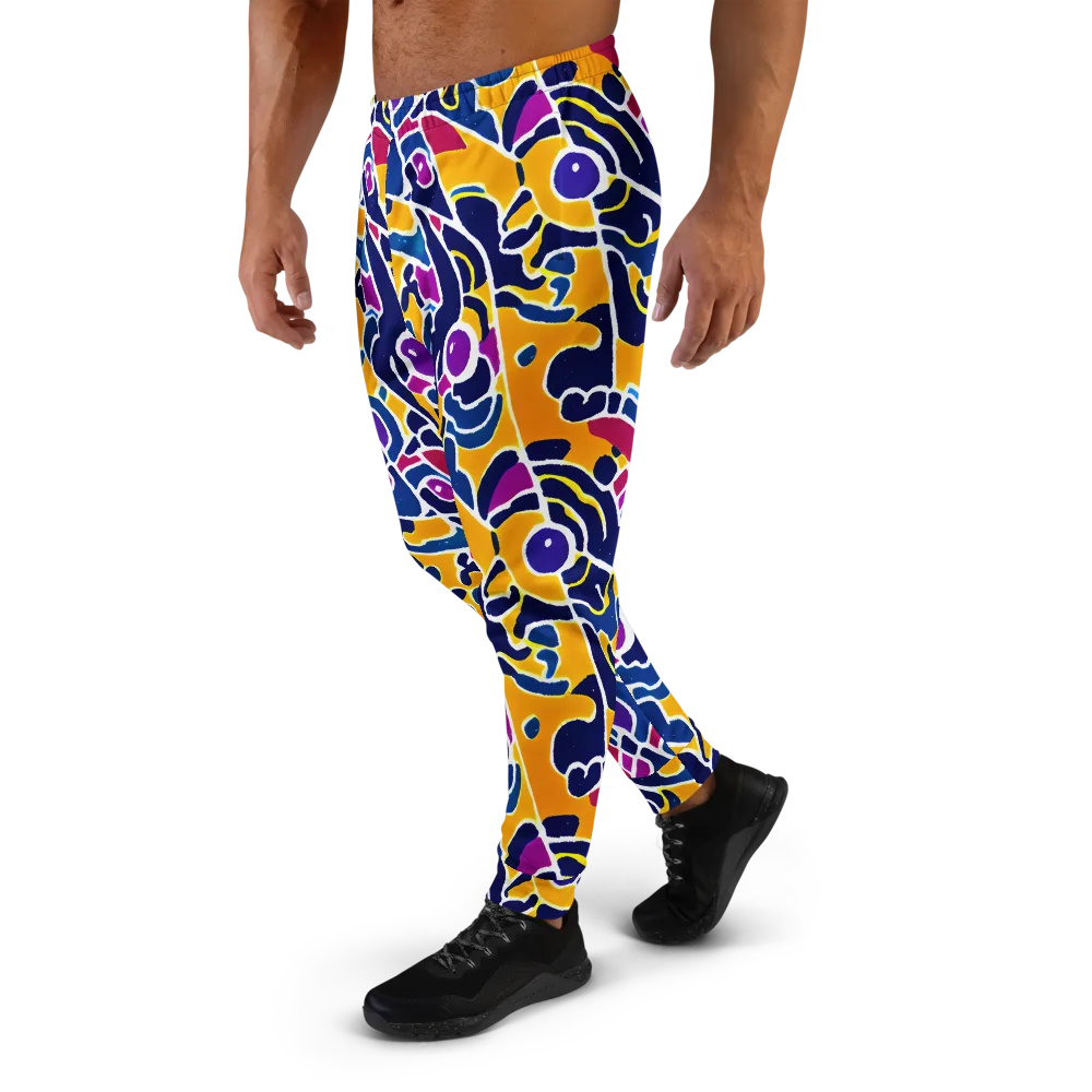 Magma Maze on Men's Joggers — Left