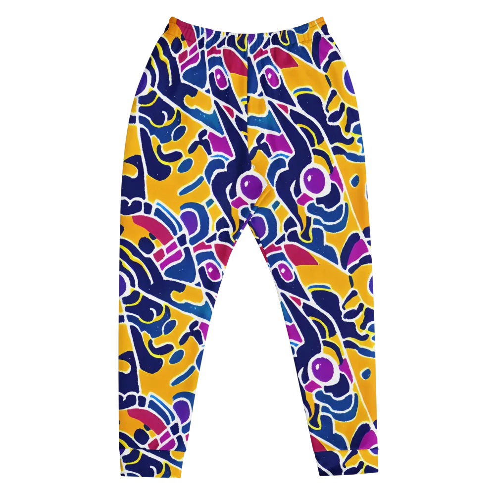 Magma Maze on Men's Joggers — Front