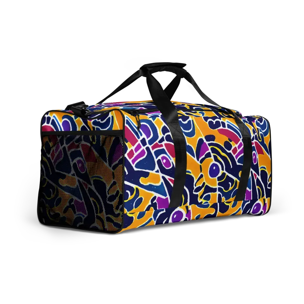 Magma Maze on Duffle Bag — Right Front